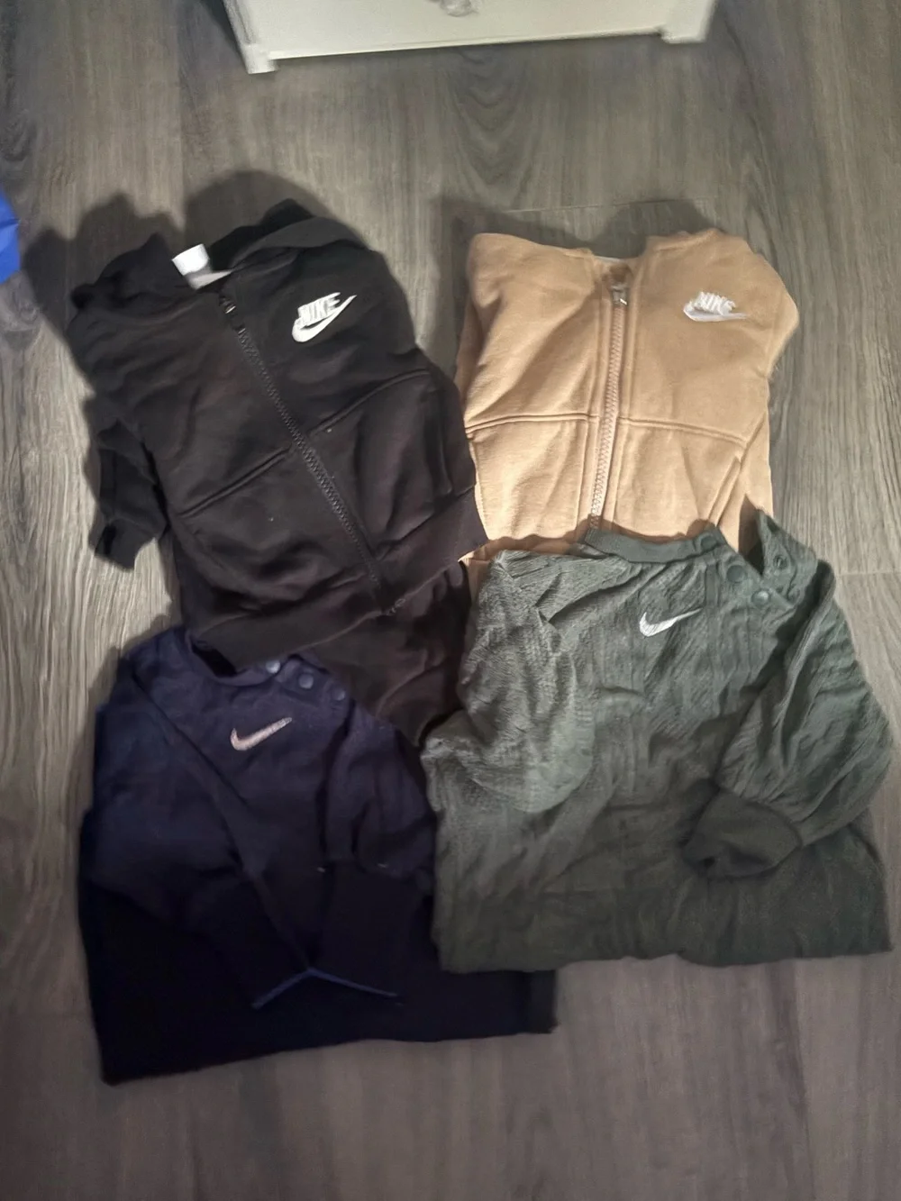 Nike kids 12m long sleeve 2 piece and one piece.